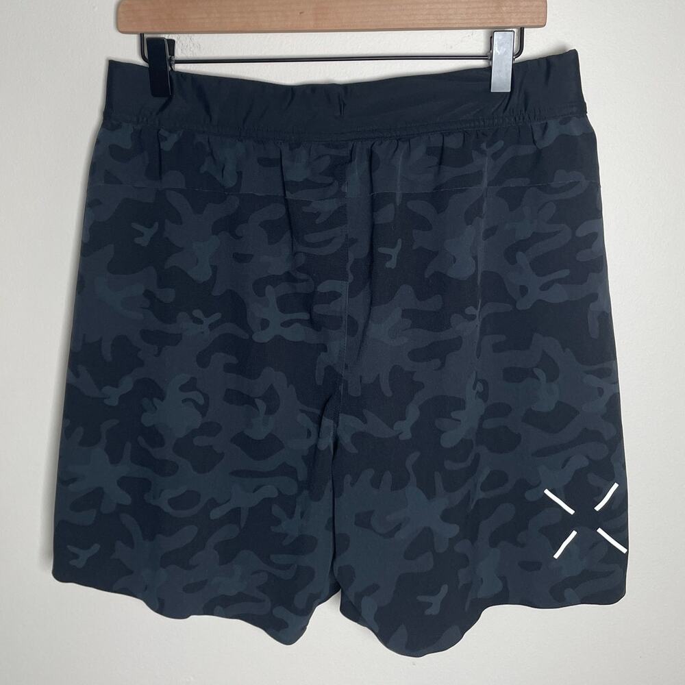 Ten Thousand Interval Short Unlined Black Camo 7" TTSH002V3 Gym Training Large